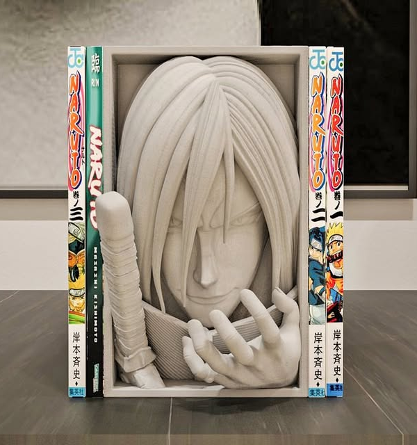 3D Printed Naruto Orochimaru Book Nook