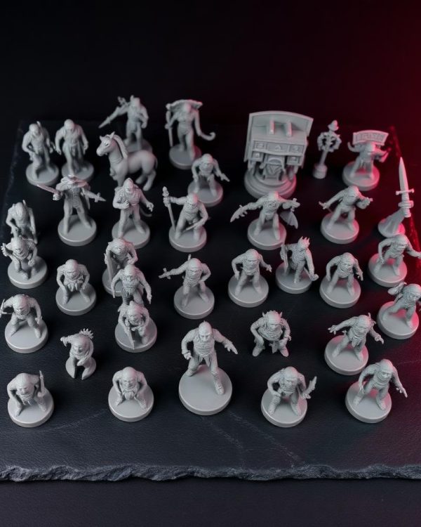 Tabletop Miniature Squad, Set of Six